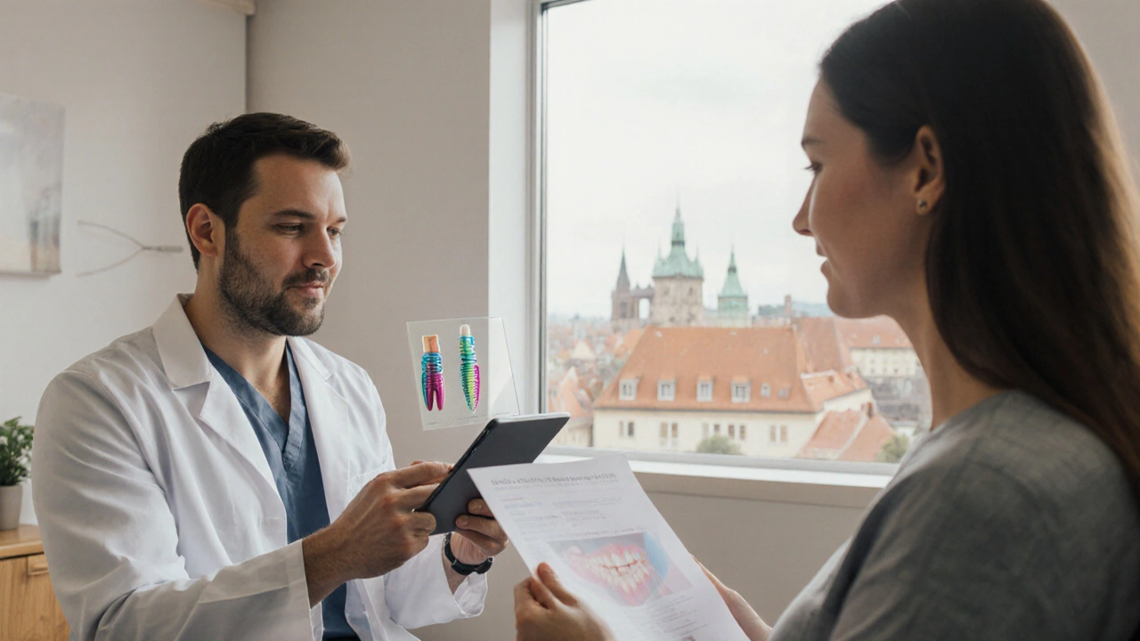 Kolik stojí jeden zubní implantát v roce 2025?