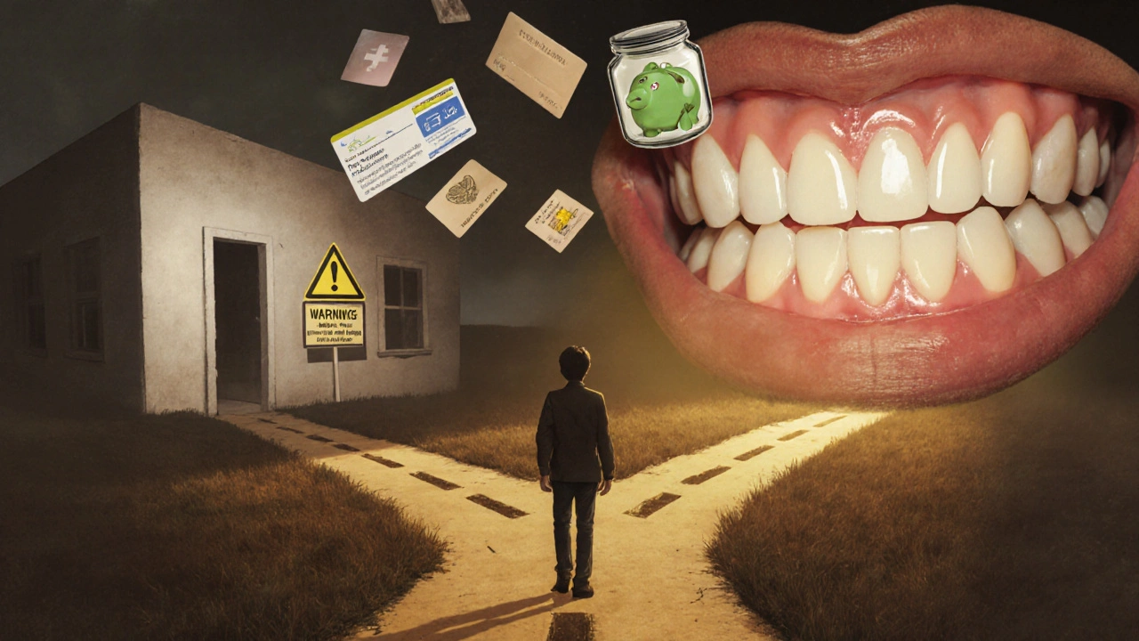 Člověk na křižovatce mezi špatným a dobrým výběrem fazet s možnostmi platby.