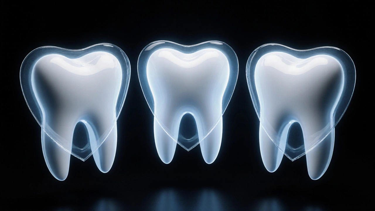 Tři metody ústní hygieny — pranajáma, kartáček a zubní nit — působí společně jako ochrana zubů.