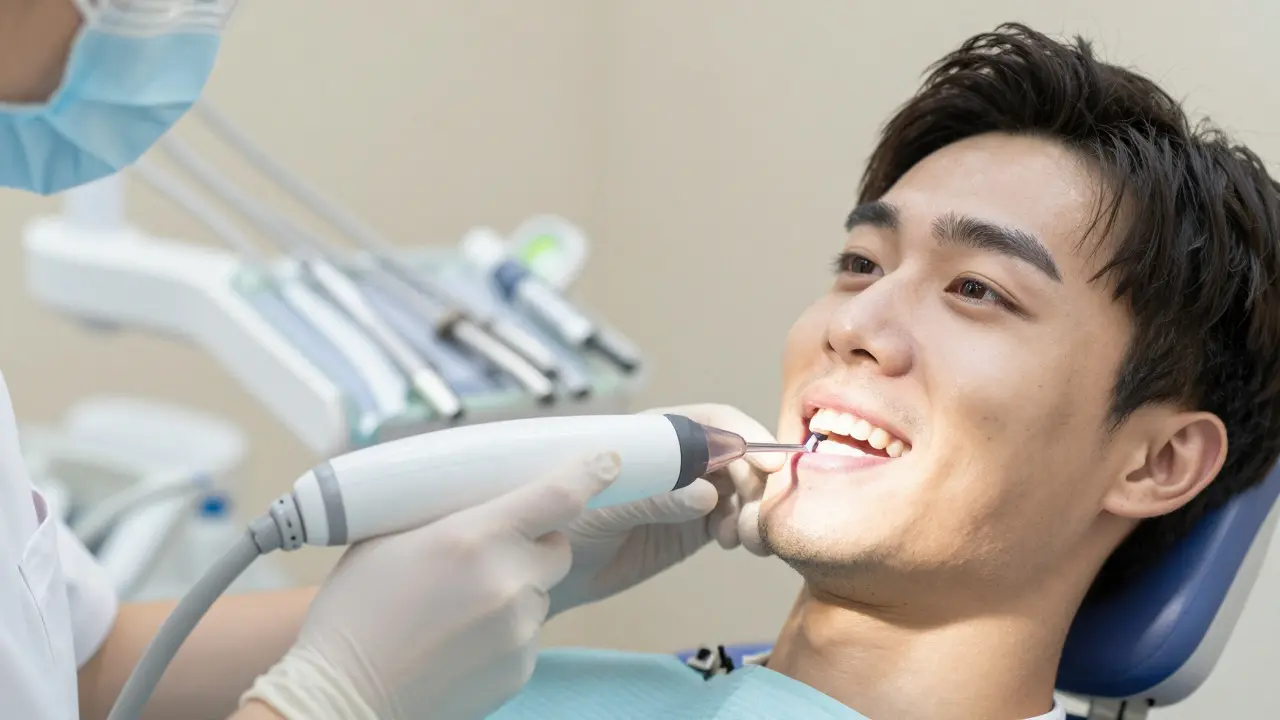 Jak probíhá pískování zubů? Všechno, co potřebujete vědět