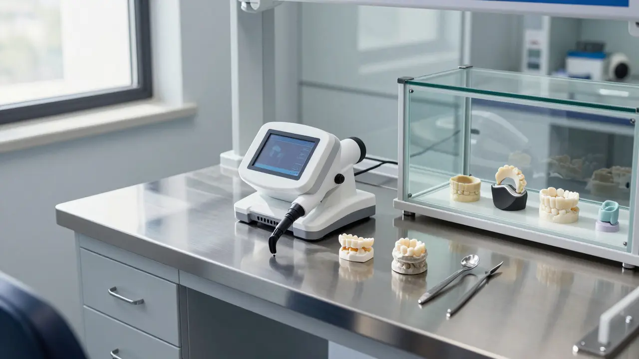 Moderní zubní laboratoř s keramickými díly