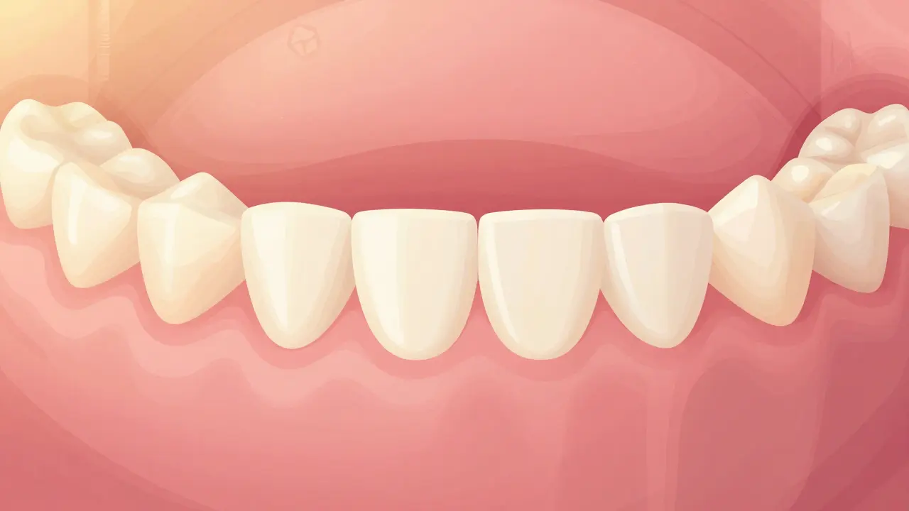 Symbol hojení dásně a zdraví v moderním prostředí