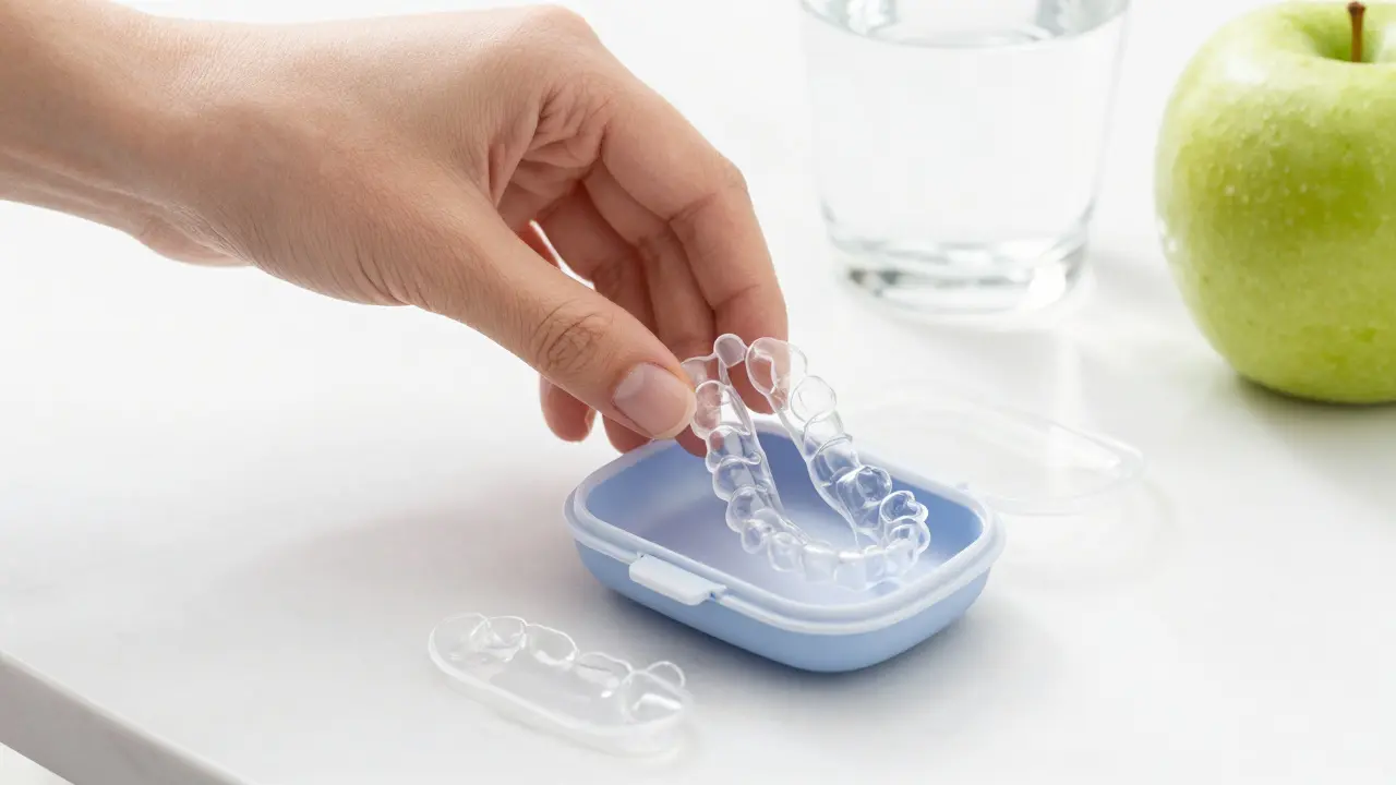 Jak jíst s neviditelnými rovnátky: Praktický průvodce stravováním