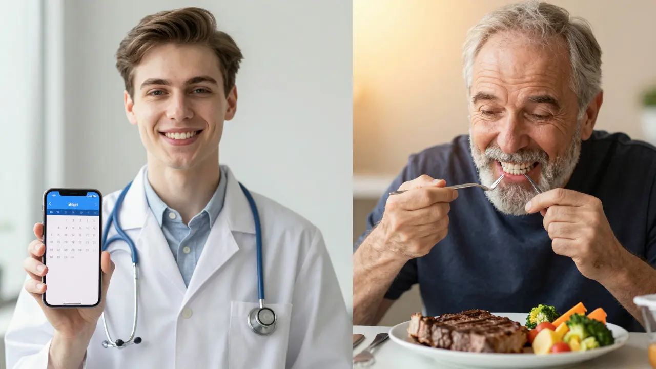 Kontrast mezi rychlou estetickou opravou a dlouhodobým žvýkacím komfortem