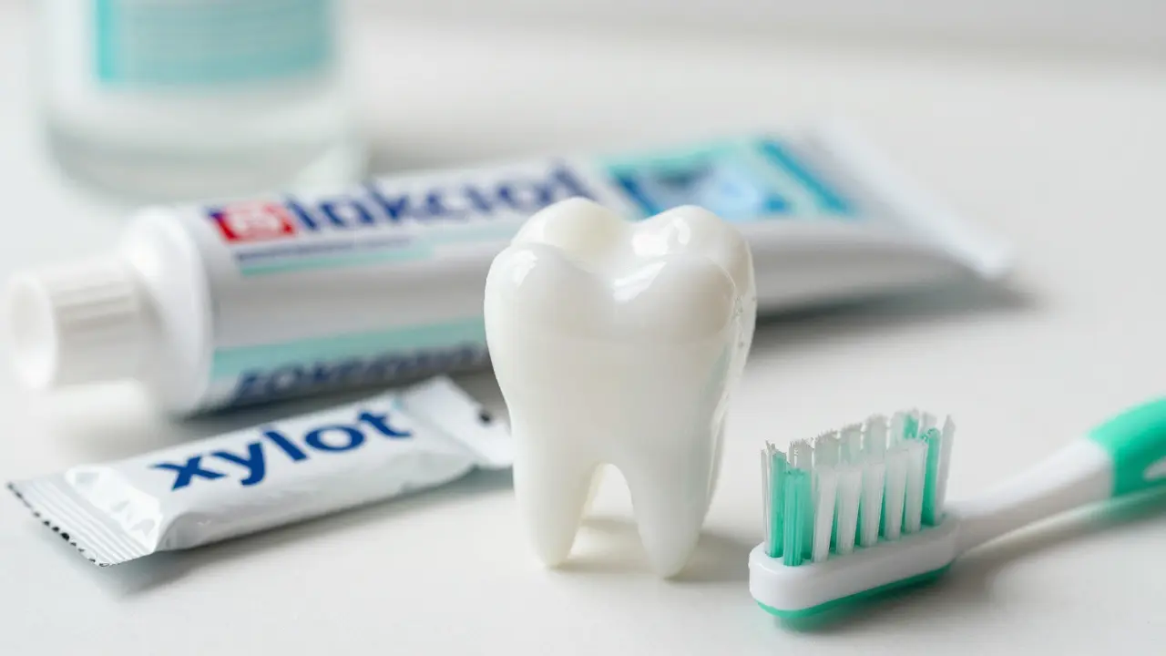 Zubní pasta a nástroje pro prevenci zubního kazu u zdravého zubu
